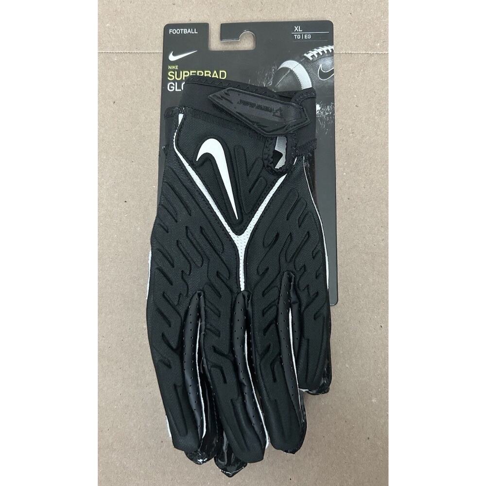 Nike Superbad 6.0 Football Reciever Gloves Black Men Size XL New FN0279-091 NEW
